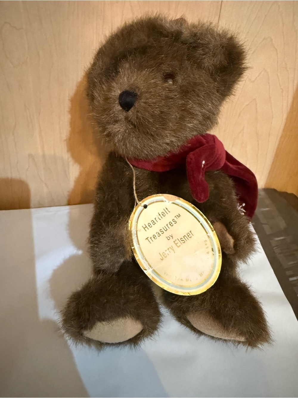 NWT Heartfelt Treasures by Jerry Elsner "Twinkles" Plush Bear